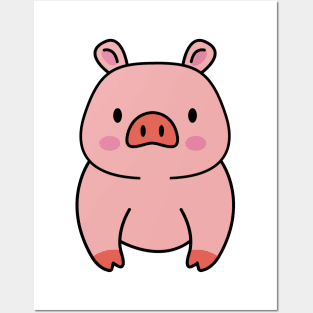 Adorable Pig Posters and Art